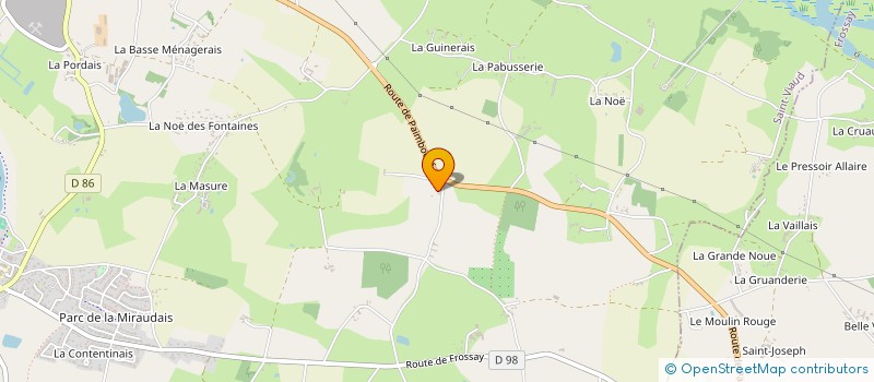 localisation de l'entreprise MONSIEUR JACQUES CUVIER à SAINT-VIAUD