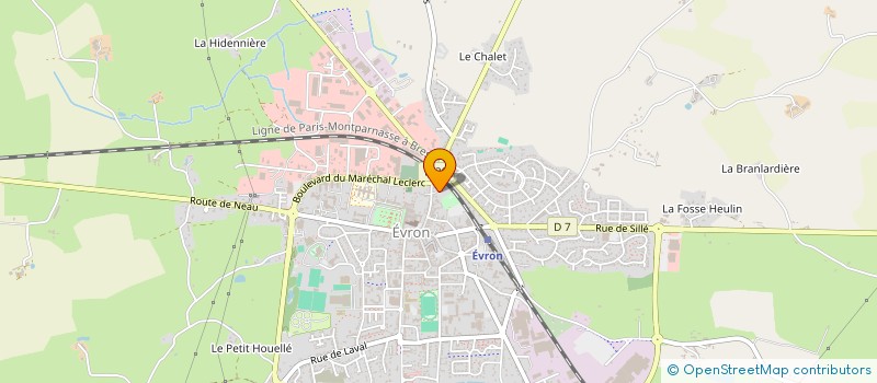 localisation de l'entreprise MONSIEUR JACQUES D ERCEVILLE  EVRON