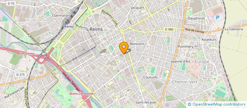 localisation de l'entreprise MONSIEUR JACQUES DABERE  REIMS