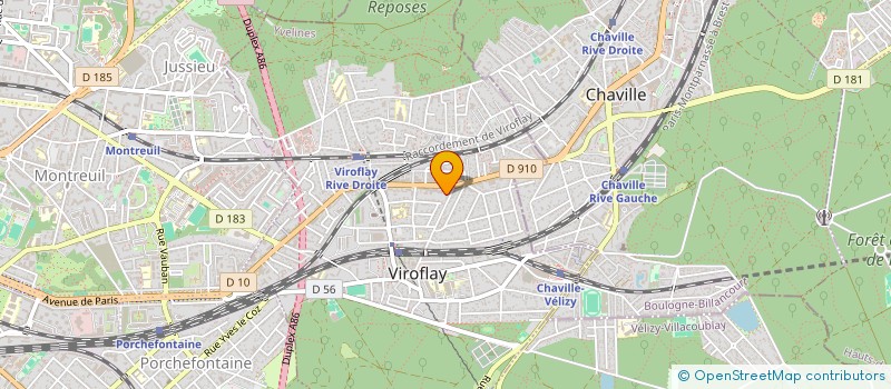 localisation de l'entreprise MONSIEUR JACQUES DABLANC à VIROFLAY