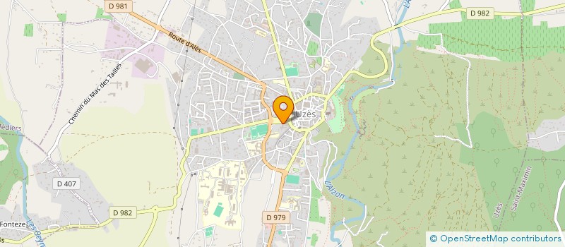 localisation de l'entreprise MONSIEUR JACQUES DALOZ  UZES