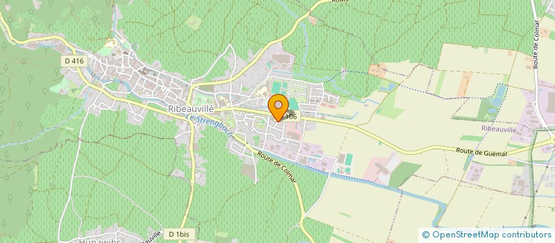 localisation de l'entreprise MONSIEUR JACQUES DAMBRON  RIBEAUVILLE