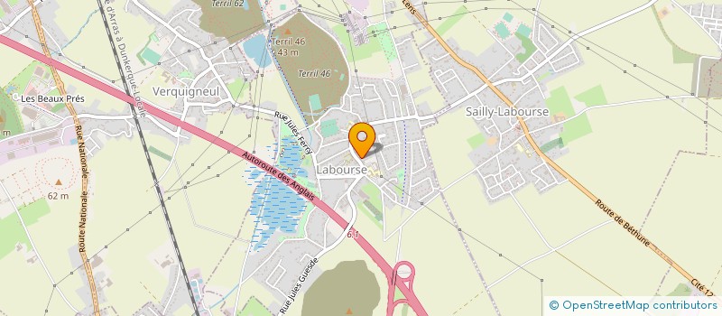 localisation de l'entreprise MONSIEUR JACQUES DANGLADE  LABOURSE