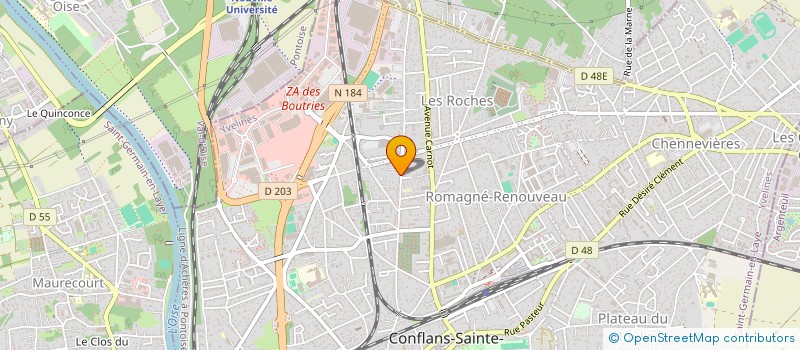 localisation de l'entreprise MONSIEUR JACQUES DANIEL  CONFLANS-SAINTE-HONORINE