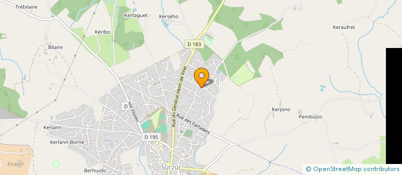 localisation de l'entreprise MONSIEUR JACQUES DANILO  SURZUR