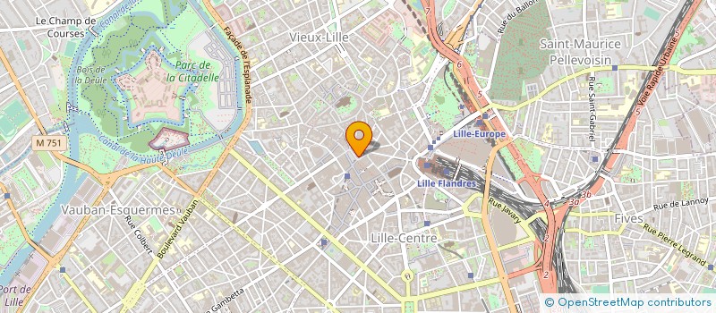 localisation de l'entreprise MONSIEUR JACQUES DANVERS à LILLE