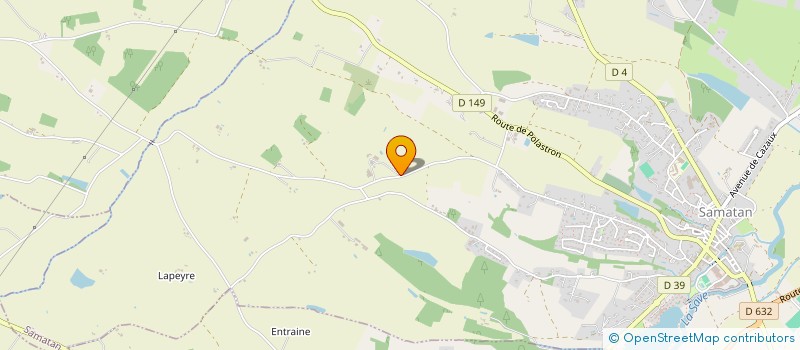 localisation de l'entreprise MONSIEUR JACQUES DARRIEUX  SAMATAN
