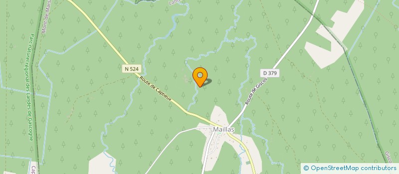 localisation de l'entreprise MONSIEUR JACQUES DARROMAN  MAILLAS