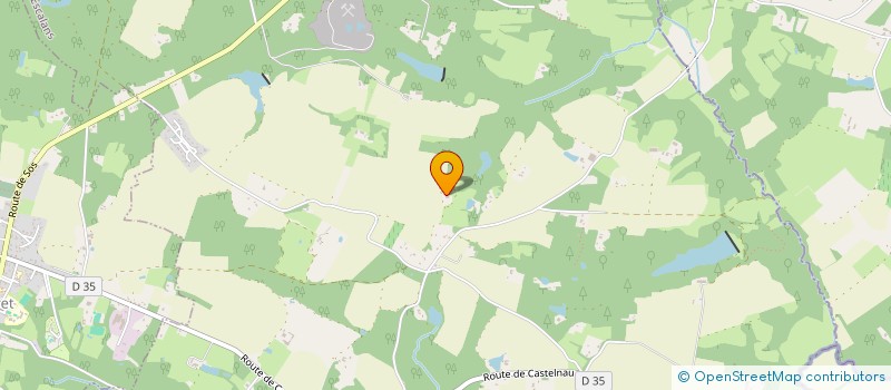 localisation de l'entreprise MONSIEUR JACQUES DAUBA  ESCALANS