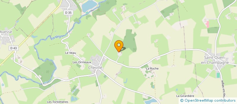 localisation de l'entreprise MONSIEUR JACQUES DAULUMIER  CHEVILLE