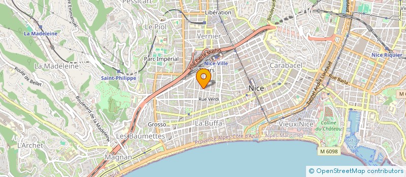 localisation de l'entreprise MONSIEUR JACQUES DAVID à NICE