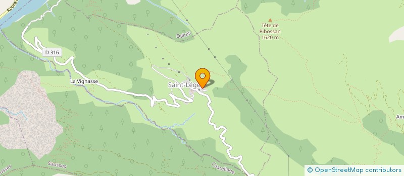 localisation de l'entreprise MONSIEUR JACQUES DAVID  SAINT-LEGER