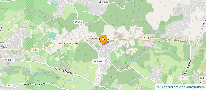 localisation de l'entreprise MONSIEUR JACQUES DE BORT  CAMBLANES-ET-MEYNAC