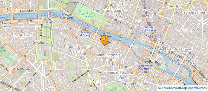 localisation de l'entreprise MONSIEUR JACQUES DE CERF  PARIS