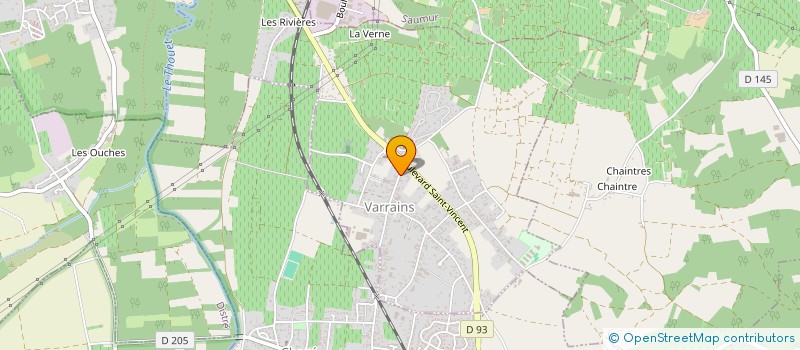 localisation de l'entreprise MONSIEUR JACQUES DE CERTAINES  VARRAINS