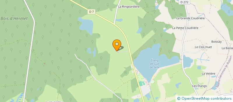 localisation de l'entreprise MONSIEUR JACQUES DE CHAVAGNAC  MEZANGERS