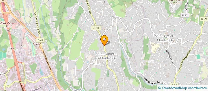 localisation de l'entreprise MONSIEUR JACQUES DE FOUCAULD  SAINT-DIDIER-AU-MONT-D'OR