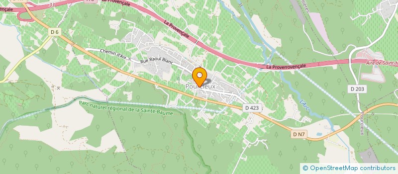 localisation de l'entreprise MONSIEUR JACQUES DE LANVERSIN à ST MAXIMIN LA STE BAUME