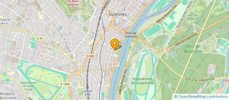 localisation de l'entreprise MONSIEUR JACQUES DE MINVIELLE à SURESNES