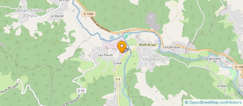 localisation de l'entreprise MONSIEUR JACQUES DE PERETTI  SAIL-SOUS-COUZAN