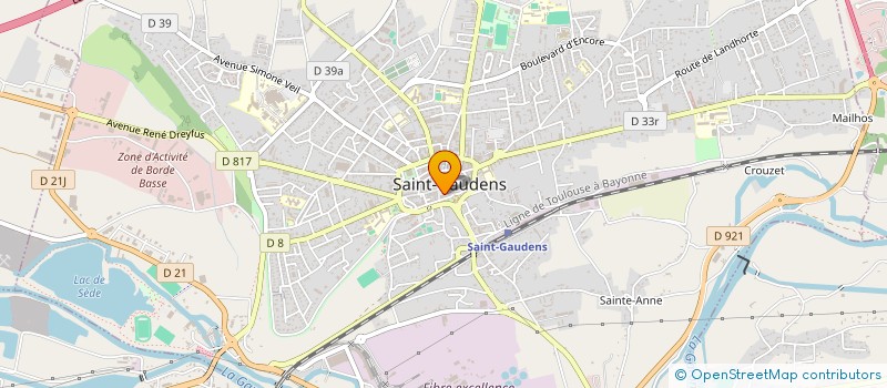 localisation de l'entreprise MONSIEUR JACQUES DE SAINT BLANQUAT à SAINT-GAUDENS