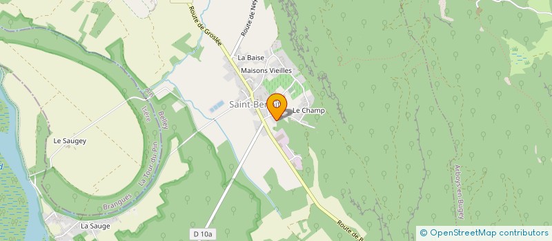 localisation de l'entreprise MONSIEUR JACQUES DE VILLA  GROSLEE-SAINT-BENOIT