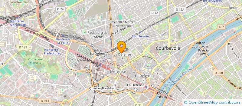 localisation de l'entreprise MONSIEUR JACQUES DEAL  COURBEVOIE