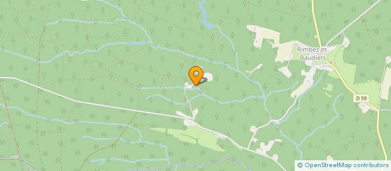 localisation de l'entreprise MONSIEUR JACQUES DEBAYLE  RIMBEZ-ET-BAUDIETS