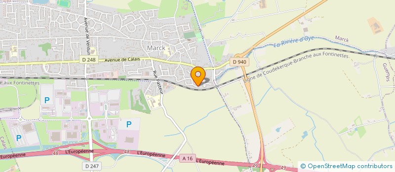 localisation de l'entreprise MONSIEUR JACQUES DEBERGH  MARCK