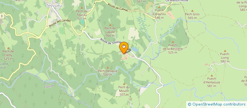 localisation de l'entreprise MONSIEUR JACQUES DEBON  TEYSSIEU