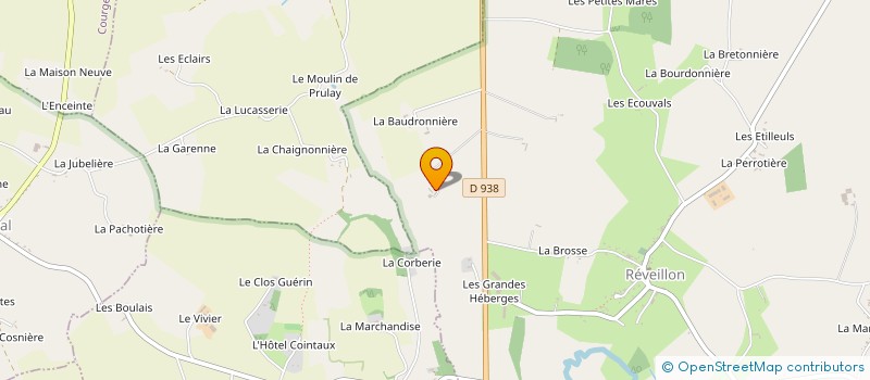 localisation de l'entreprise MONSIEUR JACQUES DEBRAY à COURGEON