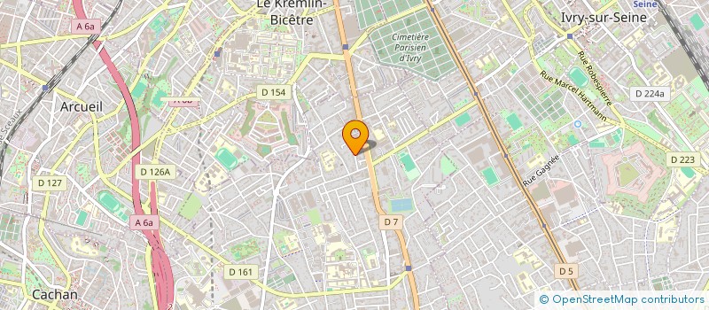 localisation de l'entreprise MONSIEUR JACQUES DECHANS à VILLEJUIF