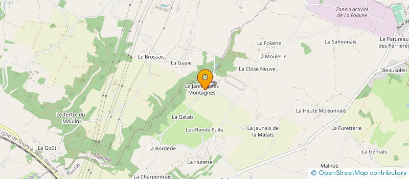 localisation de l'entreprise MONSIEUR JACQUES DECHENAIS à CORDEMAIS