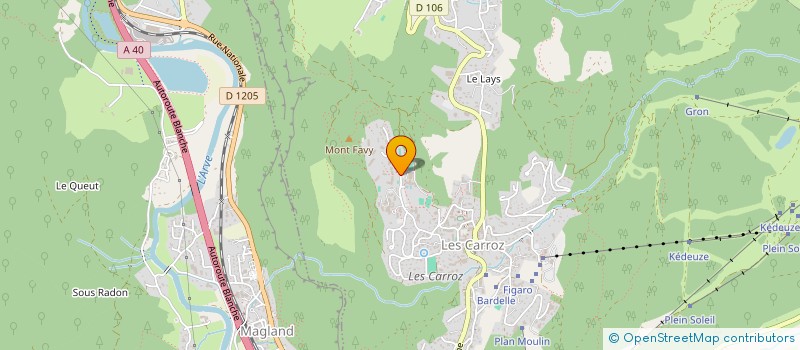 localisation de l'entreprise MONSIEUR JACQUES DEFFAIN  ARACHES-LA-FRASSE