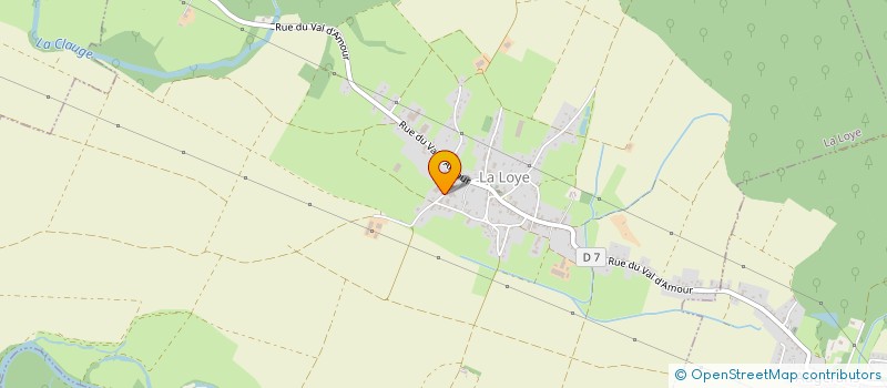 localisation de l'entreprise MONSIEUR JACQUES DEGAY  LA LOYE