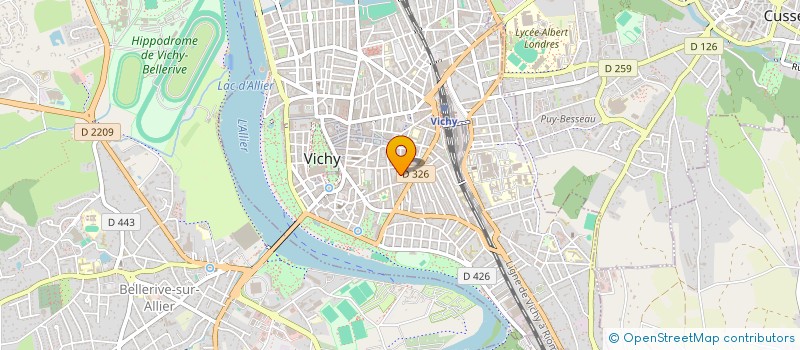localisation de l'entreprise MONSIEUR JACQUES DEHU à VICHY