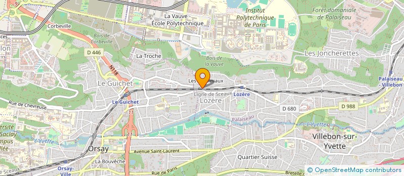 localisation de l'entreprise MONSIEUR JACQUES DELABROUILLE  PALAISEAU