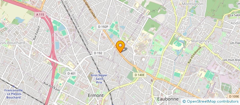 localisation de l'entreprise MONSIEUR JACQUES DELAISSE à EAUBONNE