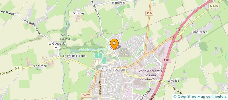 localisation de l'entreprise MONSIEUR JACQUES DELALANDE  SAINT-LOUET-SUR-SEULLES