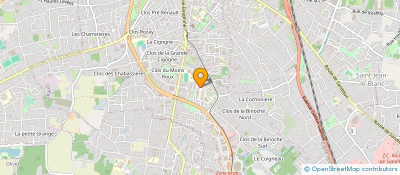 localisation de l'entreprise MONSIEUR JACQUES DELAVA à ORLEANS