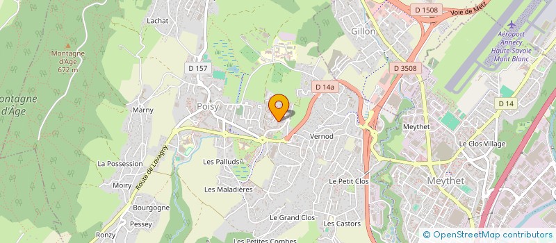 localisation de l'entreprise MONSIEUR JACQUES DELEAN à POISY