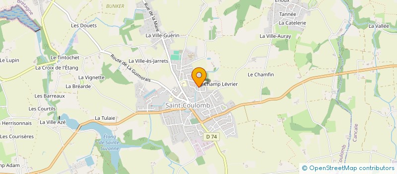 localisation de l'entreprise MONSIEUR JACQUES DELEPINE à SAINT-COULOMB