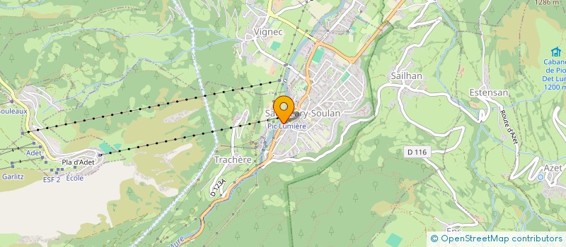 localisation de l'entreprise MONSIEUR JACQUES DELERUE  SAINT-LARY-SOULAN