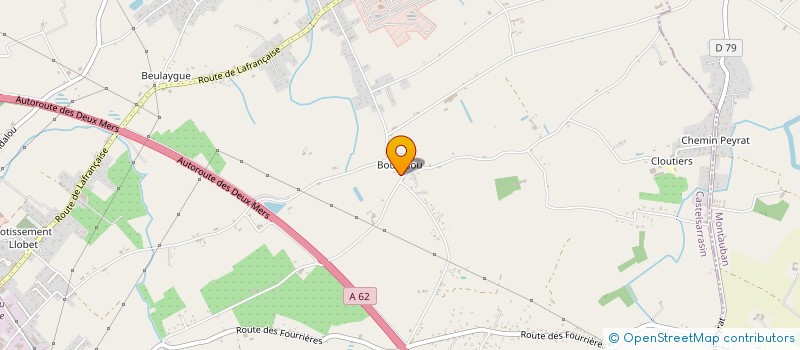 localisation de l'entreprise MONSIEUR JACQUES DELFAU  CASTELSARRASIN