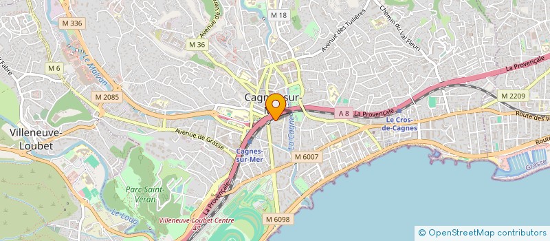 localisation de l'entreprise MONSIEUR JACQUES DELMONT à CAGNES-SUR-MER