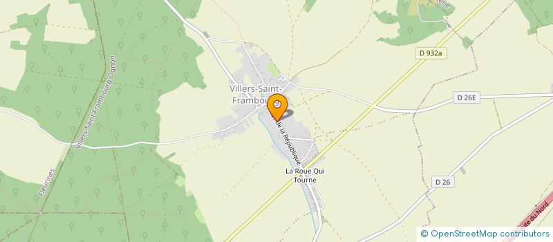 localisation de l'entreprise MONSIEUR JACQUES DELOIRE à VILLERS-SAINT-FRAMBOURG-OGNON