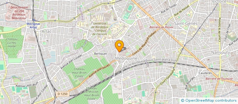 localisation de l'entreprise MONSIEUR JACQUES DELSOL  BORDEAUX