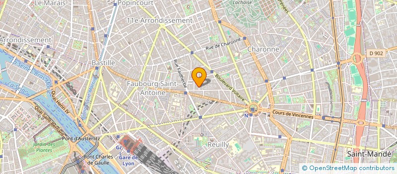 localisation de l'entreprise MONSIEUR JACQUES DEMARQUET  PARIS