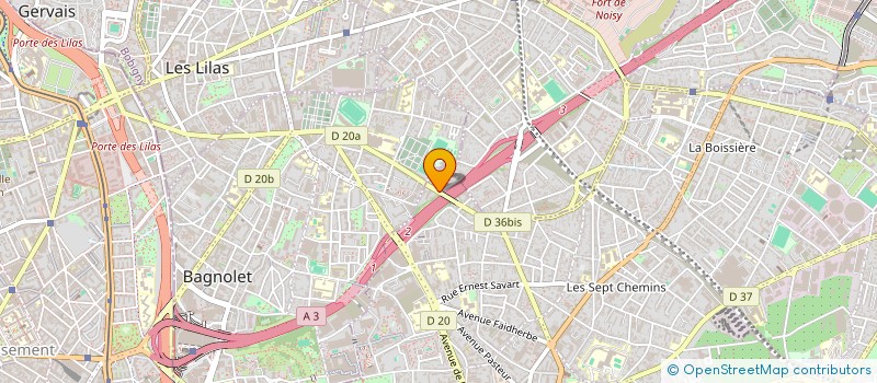 localisation de l'entreprise MONSIEUR JACQUES DEMETER à MONTREUIL