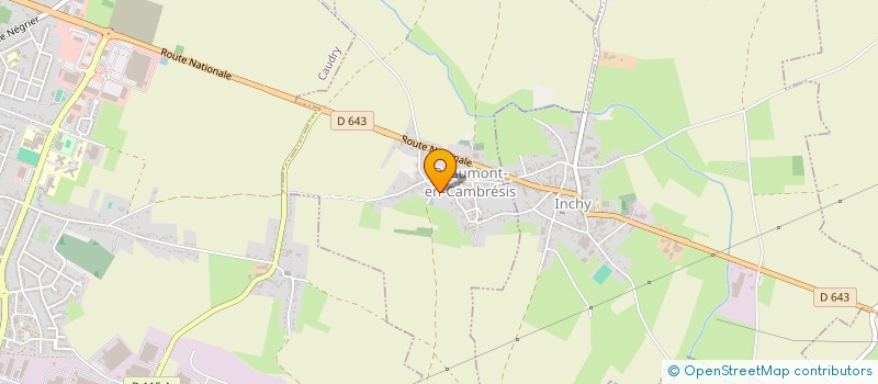 localisation de l'entreprise MONSIEUR JACQUES DENHEZ à BEAUMONT-EN-CAMBRESIS